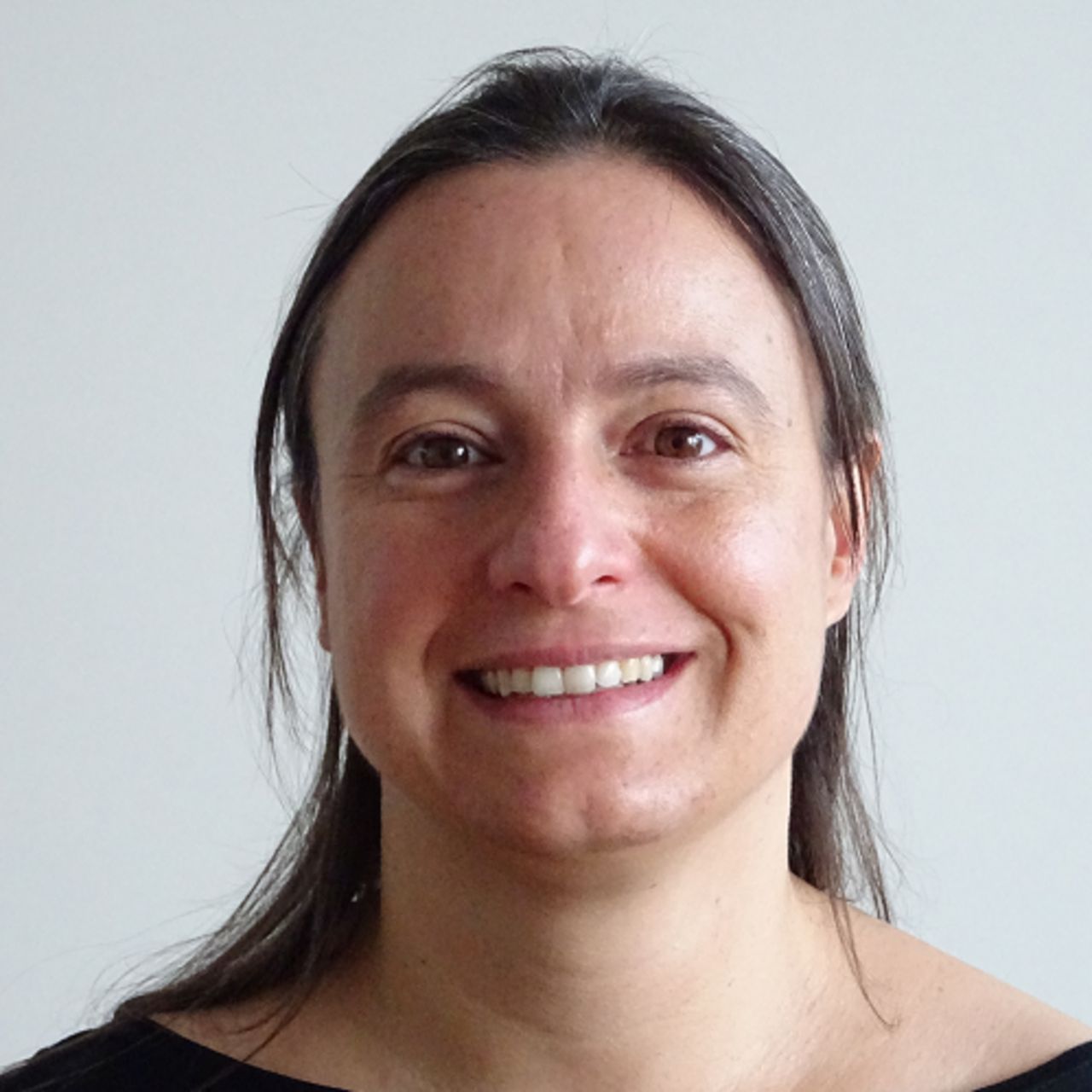 Portrait of Dr. Silvia Seiro, a smiling woman with dark hair pulled back against a light background.