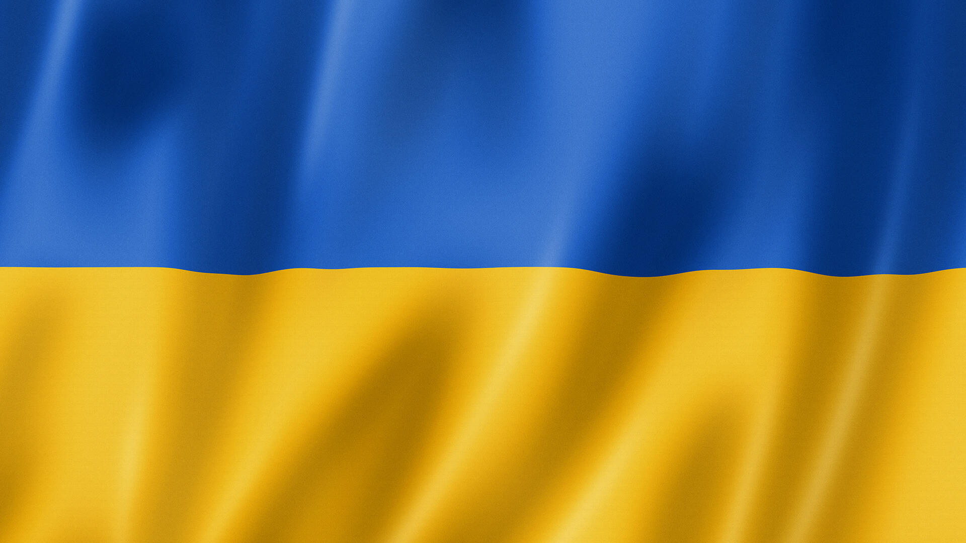 Blau Gelbe Flagge der Ukraine
