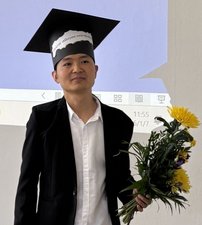 Shilei Liu at his successful defence.